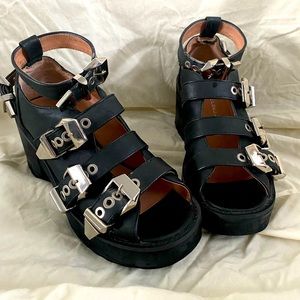 🖤 Jeffrey Campbell Nextrane Chunky Platform Sandals 🖤